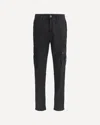 Stone Island Stretch Cotton Tela 'paracadute' Cargo Pants In Black