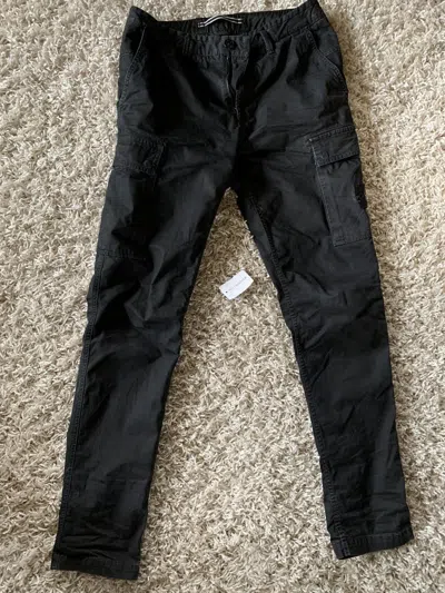 Pre-owned Stone Island Cargo Pants In Black