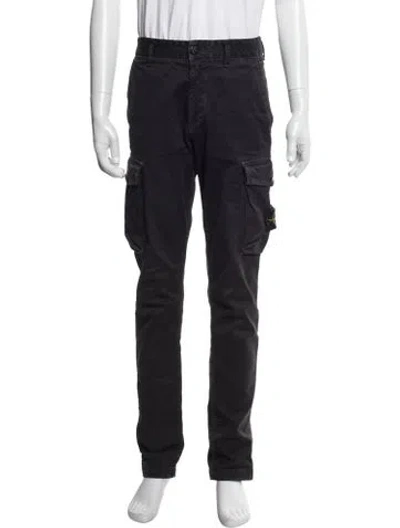 Pre-owned Stone Island Cargo Pants In Black