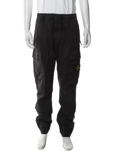 Pre-owned Stone Island Cargo Pants In Black