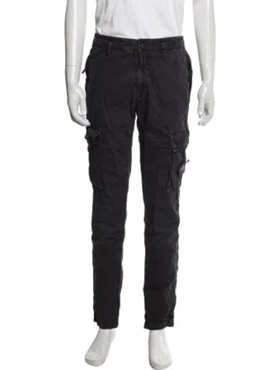 Pre-owned Stone Island Cargo Pants In Black