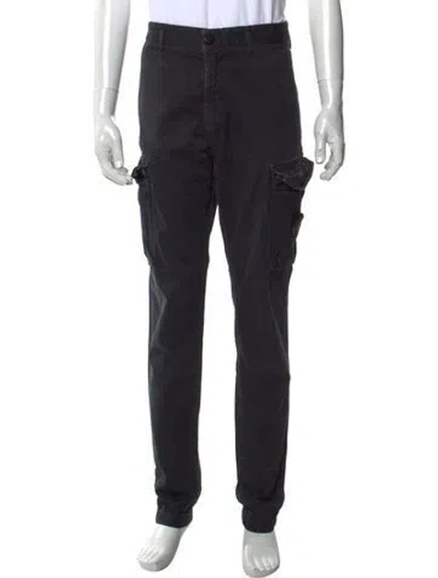 Pre-owned Stone Island Cargo Pants In Black