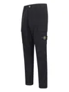 Stone Island 3100016 Supima Cotton Twill Stretch-tc In Black