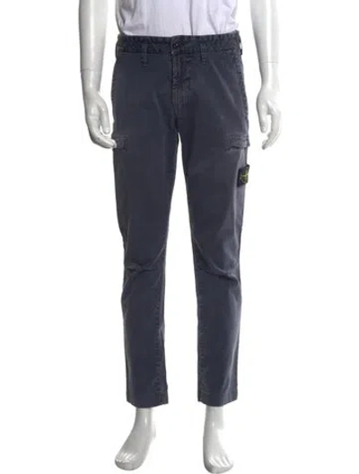 Pre-owned Stone Island Cargo Pants In Blue