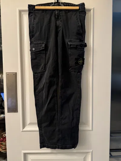Pre-owned Stone Island Cargo Pants In Blue