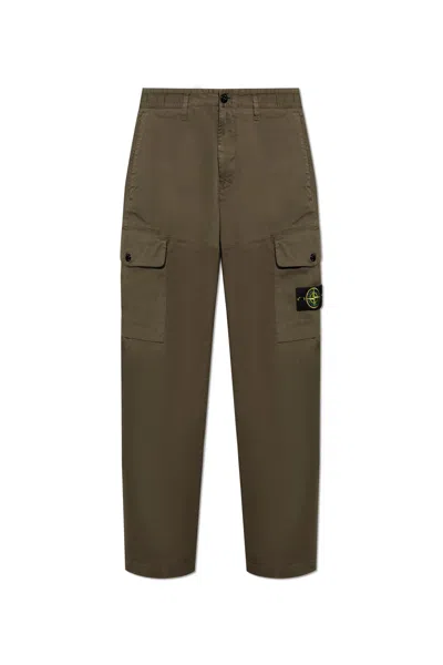 Stone Island Cargo Pants In Green