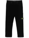 Stone Island Compass-badge Cargo Pants In Black