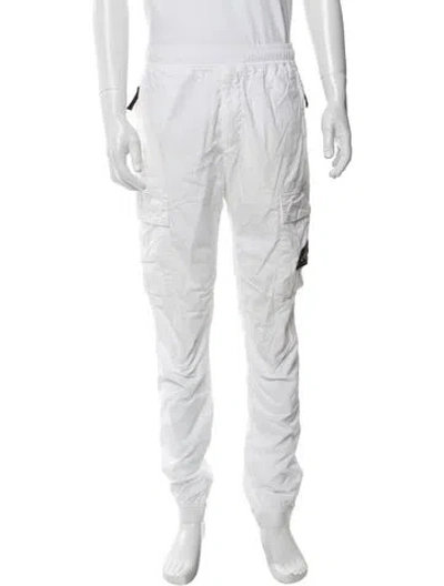 Pre-owned Stone Island Cargo Pants In White