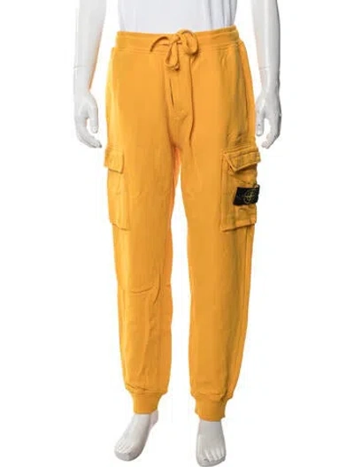 Pre-owned Stone Island Cargo Pants In Yellow