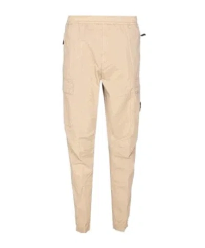 Stone Island Work Casual Pants In Neutral
