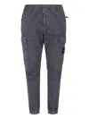 Stone Island Comfortable Cargo Style Trousers In Brown