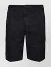 Stone Island Men Slim-fit Cargo Bermuda Shorts With Zip Pockets