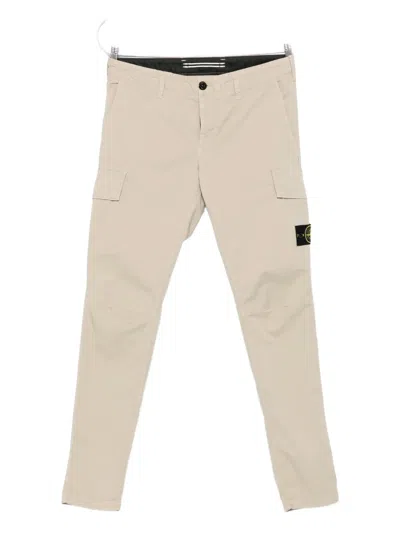 Stone Island Cargo-pocket Trousers In Neutral
