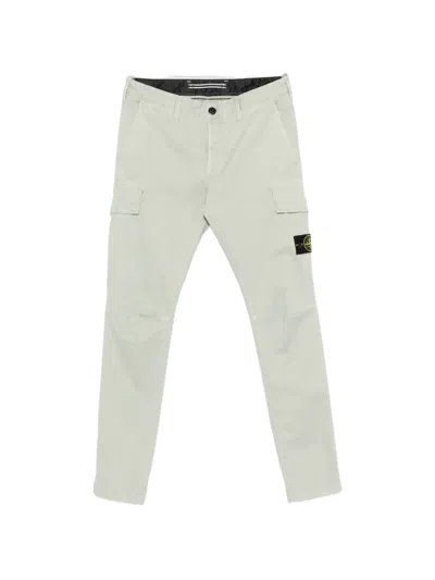 Stone Island Cargo-pocket Trousers In Green