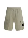 Stone Island Cargo Shorts In Gray