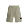 Stone Island Cargo Shorts In Gray