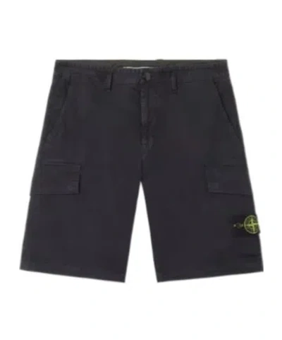STONE ISLAND STONE ISLAND COMPASS PATCH CARGO SHORTS