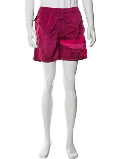 Pre-owned Stone Island Cargo Shorts In Pink