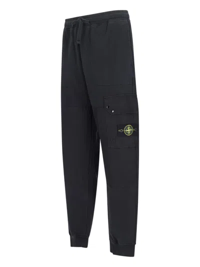 STONE ISLAND LOGO TRACK PANTS