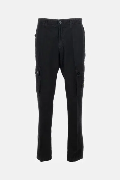 Stone Island Cargo Trouser In Black