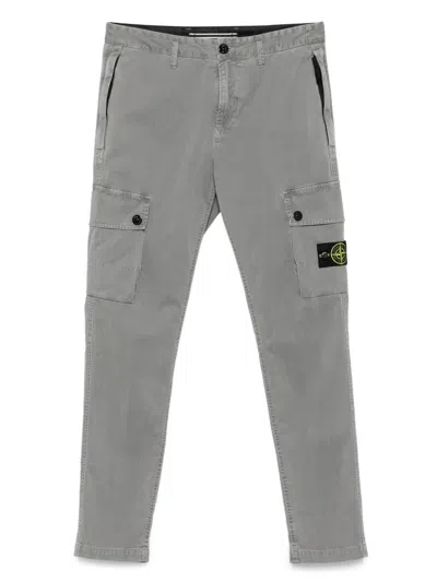 STONE ISLAND STONE ISLAND CARGO TROUSERS WITH PATCH POCKETS