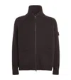 Stone Island Cashmere Zipped Sweater In Animal Print