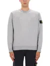 Stone Island Dpp - Organic Cotton Sweatshirt In Gray