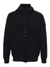 Stone Island Man Black Jackets In Azul