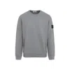 Stone Island Grey Cotton Crew Neck Sweater