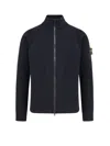 Stone Island Zip-front Wool Sweatshirt