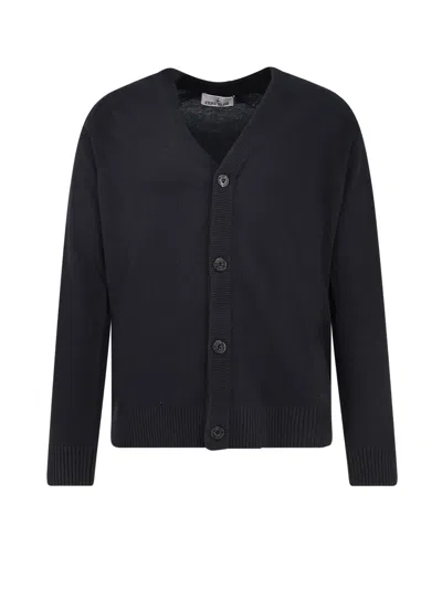 STONE ISLAND CERTIFIED VIRGIN WOOL CARDIGAN