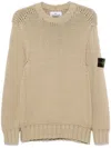 Stone Island 535d2 Chain Stitch Viscose-nylon In Brown