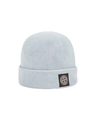 Stone Island Hat Blue Cotton