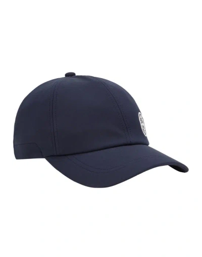 Stone Island Chapeau Bleu Polyester, Élasthanne