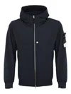 Stone Island Soft Shell Jacket In Blue