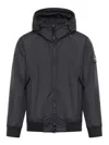 Stone Island Padded Jacket With Drip-proof And Wind-resistant In Negro