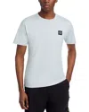 Stone Island Logo Patch Crewneck T-shirt In Blue