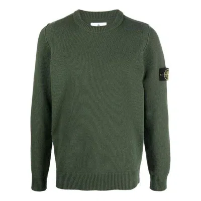 Stone Island Classic Badge Sweater 'green'