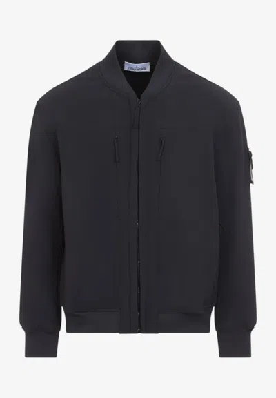 Stone Island Classic Bomber Jacket In Gray