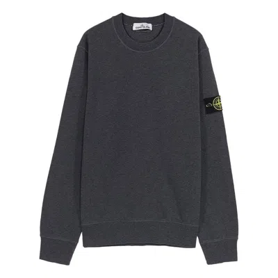 Stone Island Classic Fleece Crewneck Sweatshirt 'dark Grey'
