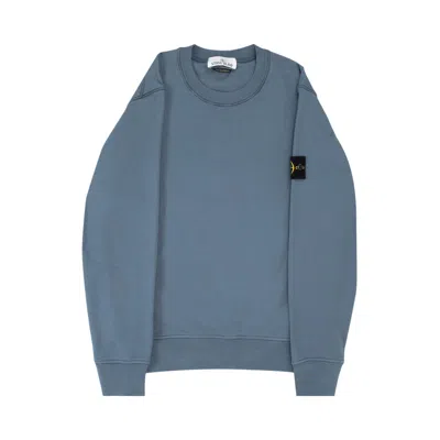Pre-owned Stone Island Classic Fleece Sweatshirt 'dark Blue' | Men's Size M