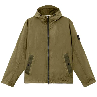 Pre-owned Stone Island Classic Jacket 'military Green' | Men's Size L