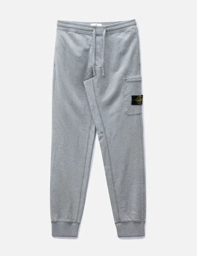 Stone Island Classic Slim Fit Sweatpants In Gray