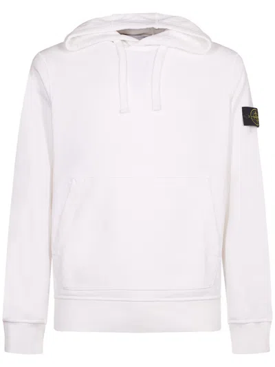 Stone Island Classic White Hoodie