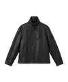 Stone Island Coach Jacket With Padded Lining And Snap Pockets In Black