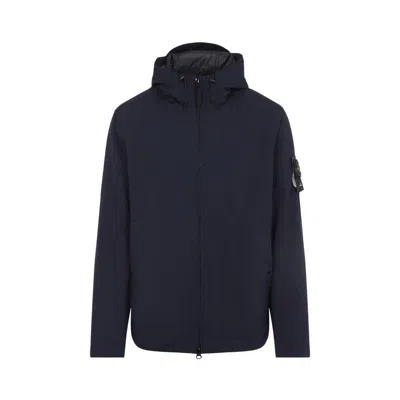 Stone Island Coat In Black