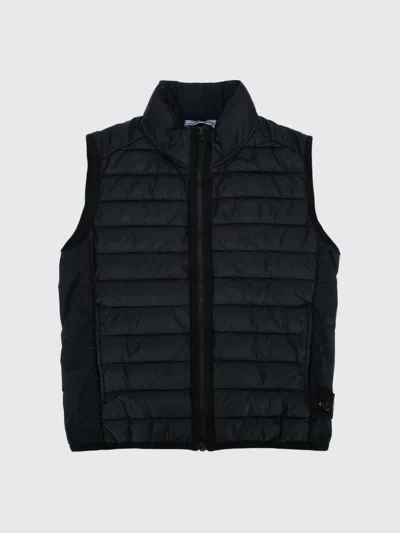 Stone Island Coat Kids  Junior In Black