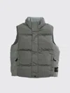 Stone Island Padded Panelled Vest In Gray
