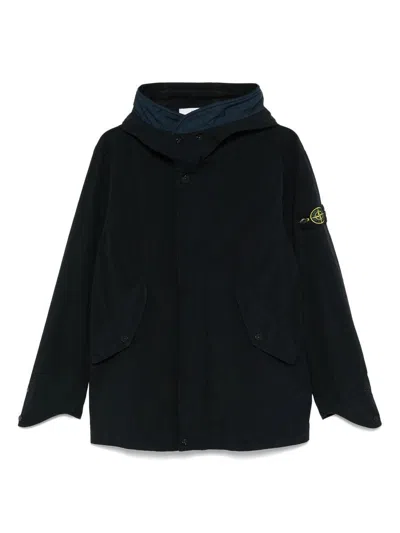 Stone Island Coat Clothing In V0020 Navy Blue