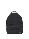 Stone Island Zip-fastening Nylon Backpack In Black